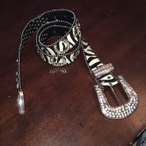 Bedazzled belt
